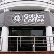 Golden coffee